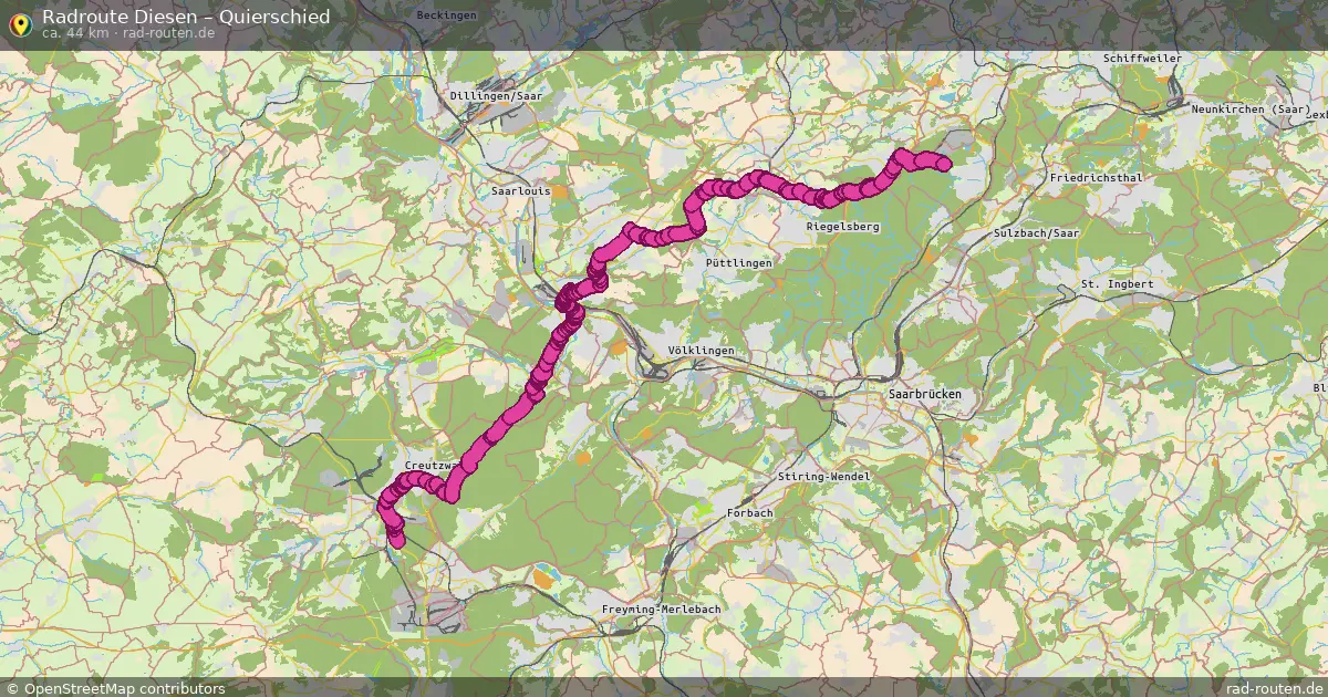 Radtour Diesen – Quierschied