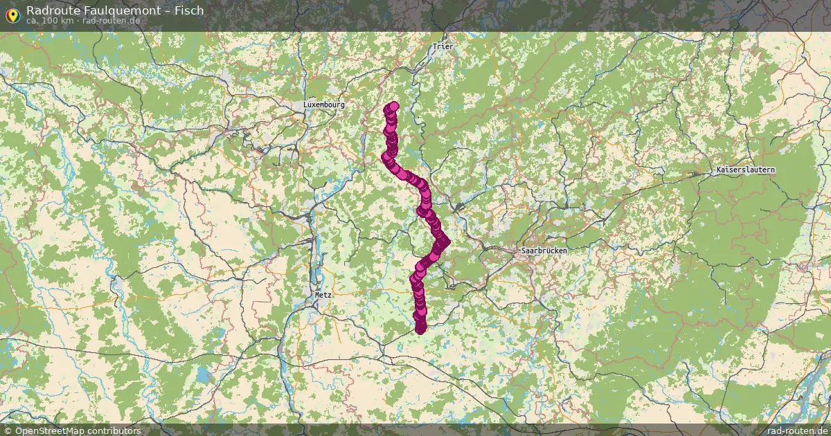 Radtour Faulquemont – Fisch