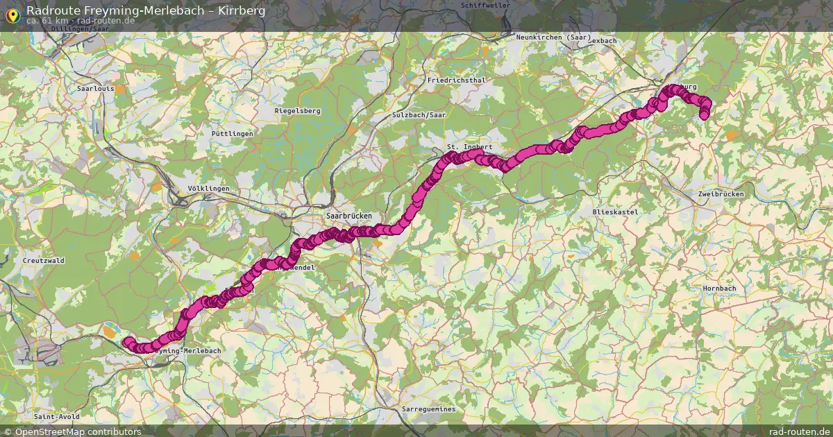 Radtour Freyming-Merlebach – Kirrberg