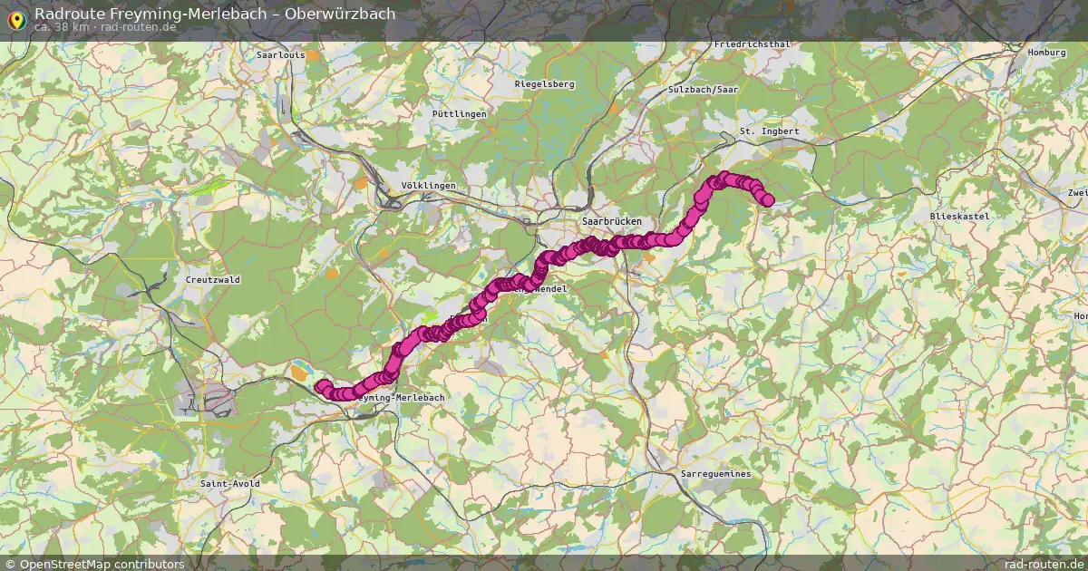 Radtour Freyming-Merlebach – Oberwürzbach