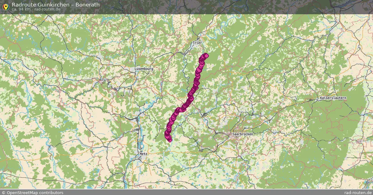 Radtour Guinkirchen – Bonerath