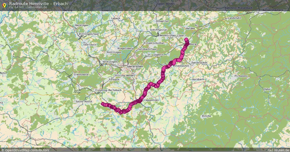 Radtour Henriville – Erbach