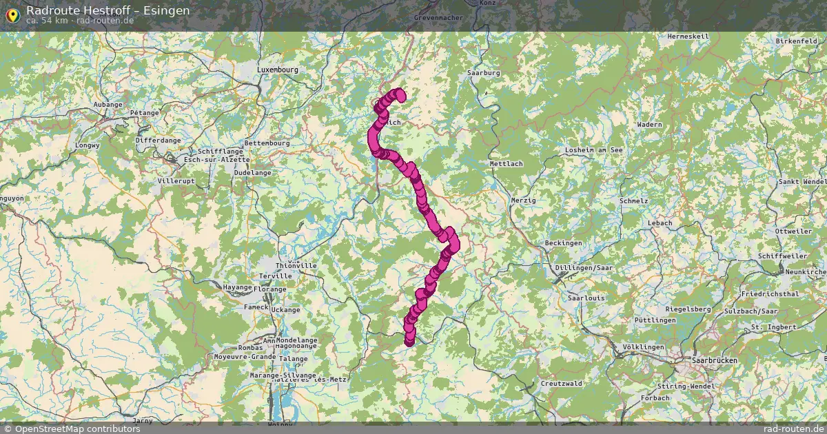 Radtour Hestroff – Esingen