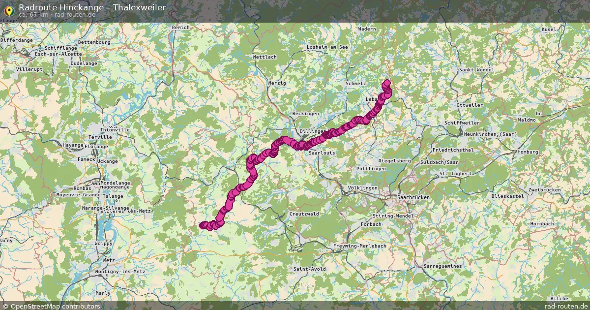 Radtour Hinckange – Thalexweiler