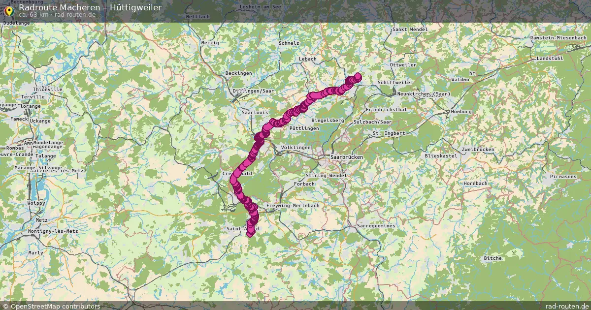 Radtour Macheren – Hüttigweiler