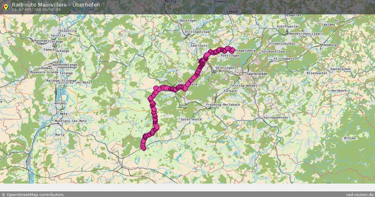 Radtour Mainvillers – Überhofen