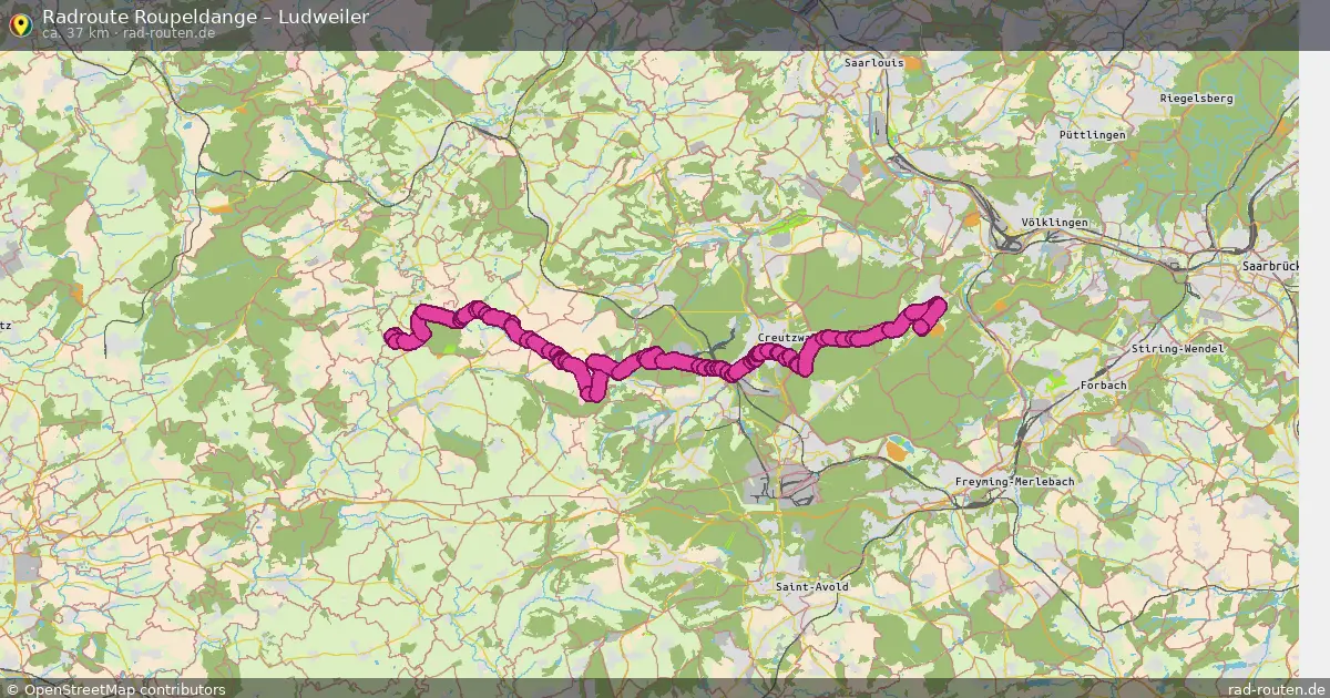 Radtour Roupeldange – Ludweiler