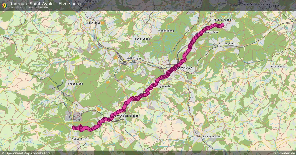 Radtour Saint-Avold – Elversberg