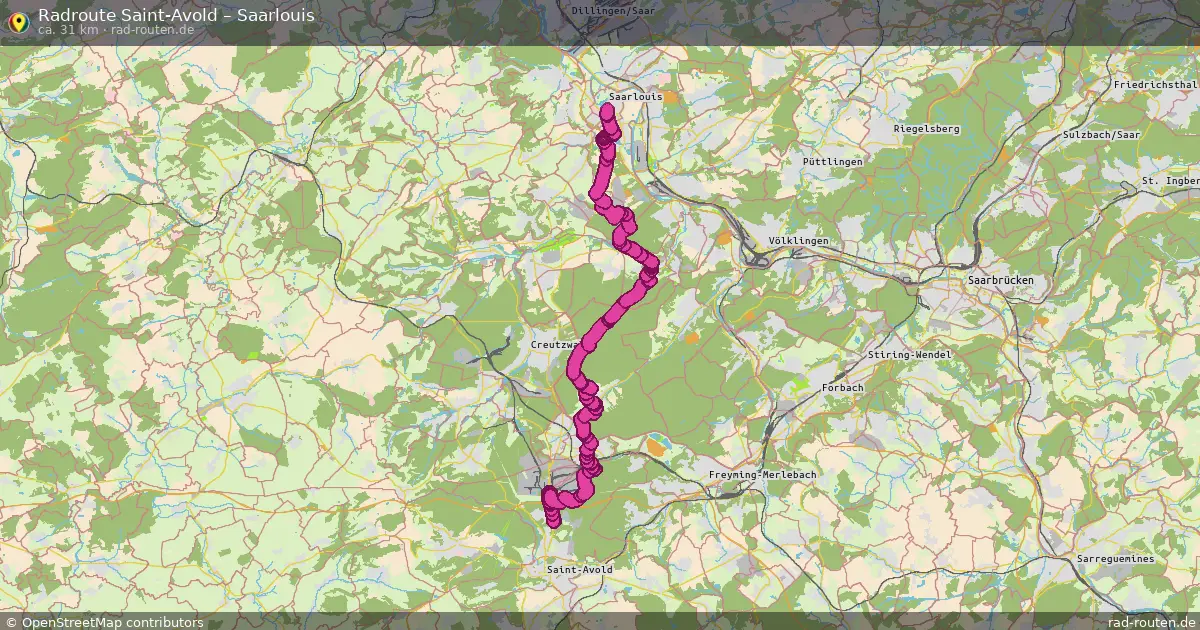 Radtour Saint-Avold – Saarlouis