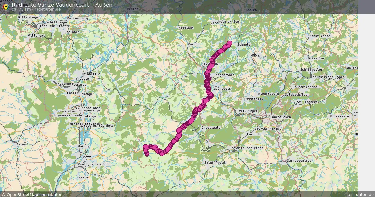 Radtour Varize-Vaudoncourt – Außen