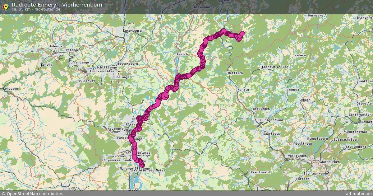 Radtour Ennery – Vierherrenborn