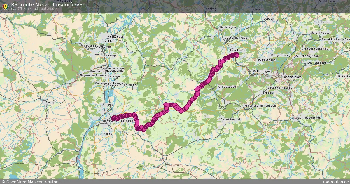 Radtour Metz – Ensdorf Saar