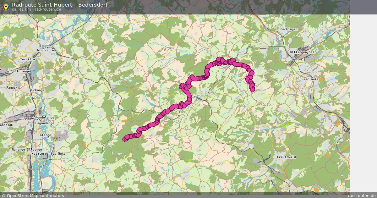 Radtour Saint-Hubert – Bedersdorf