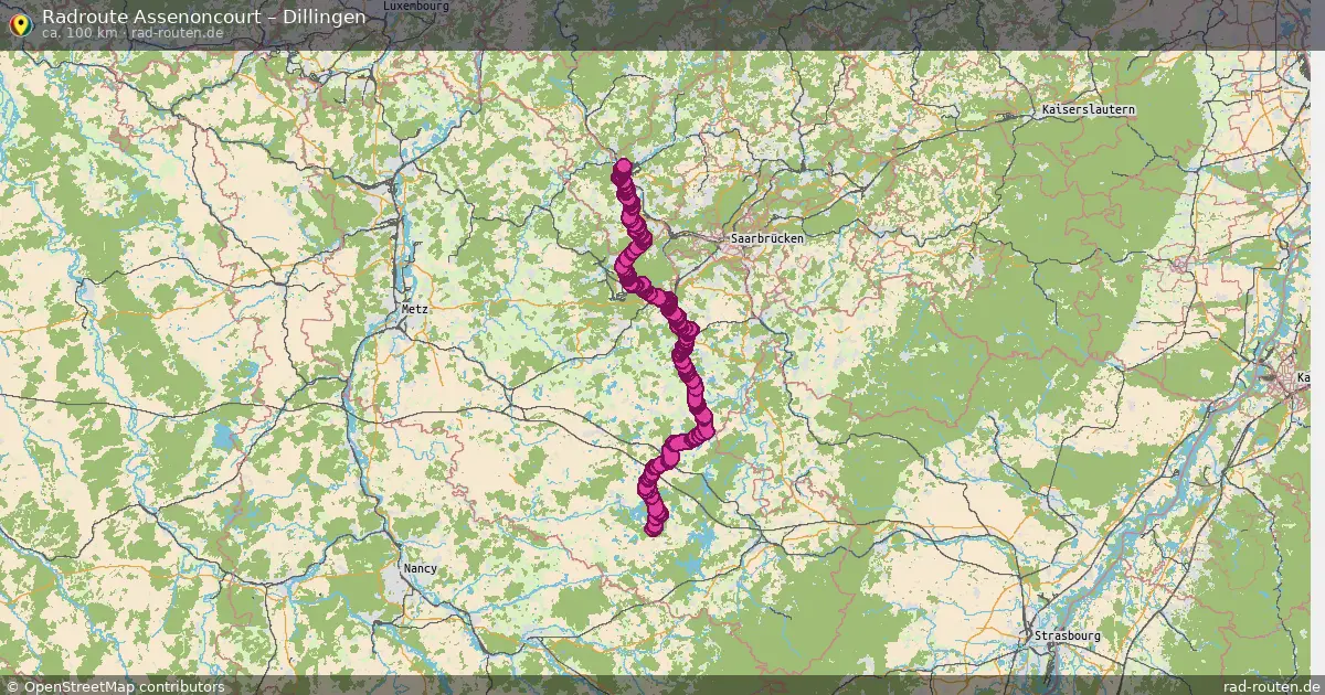 Radtour Assenoncourt – Dillingen