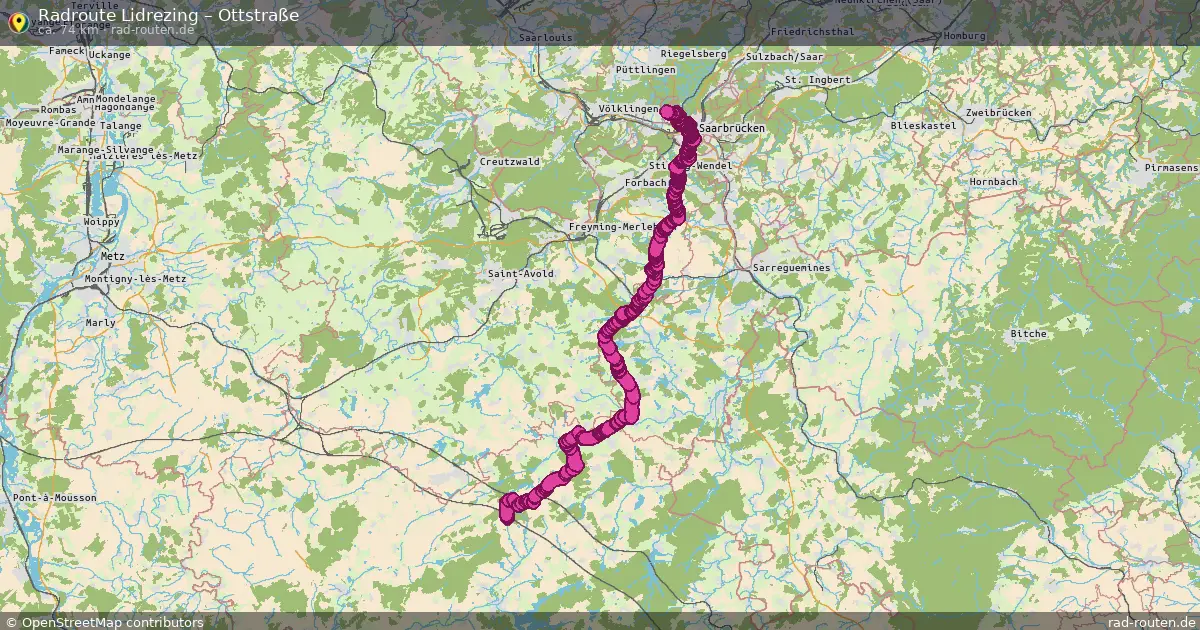 Radtour Lidrezing – Ottstraße