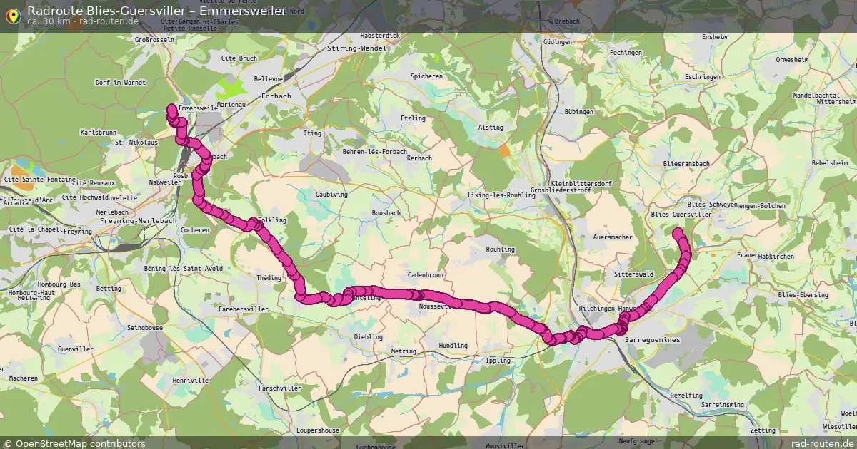 Radtour Blies-Guersviller – Emmersweiler