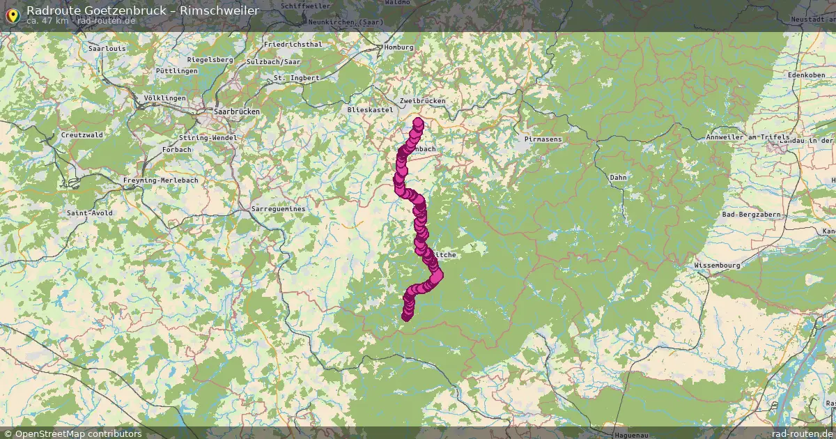 Radtour Goetzenbruck – Rimschweiler