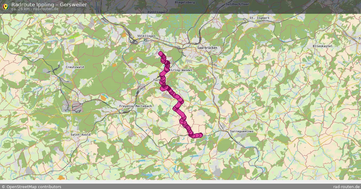Radtour Ippling – Gersweiler