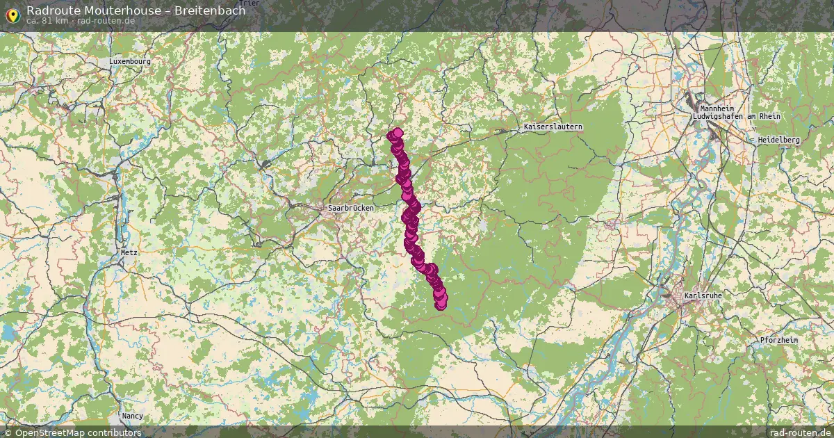 Radtour Mouterhouse – Breitenbach