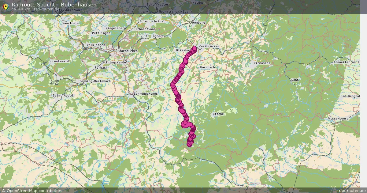 Radtour Soucht – Bubenhausen