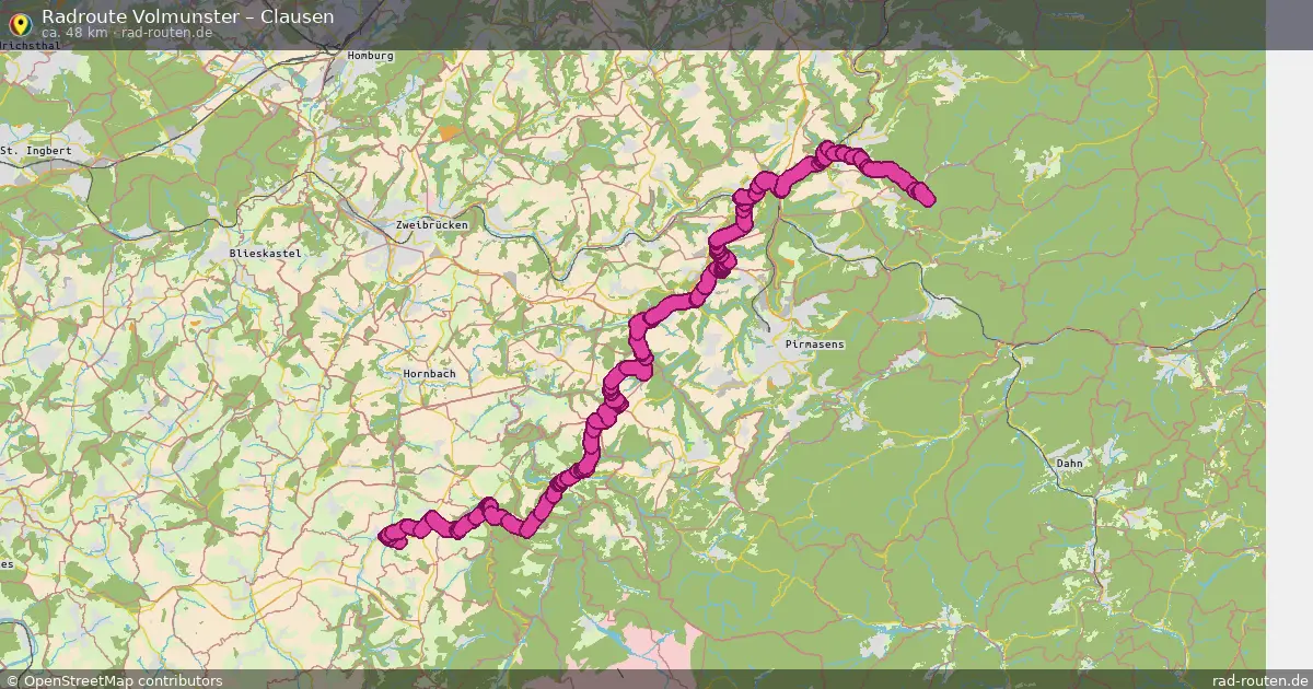 Radtour Volmunster – Clausen