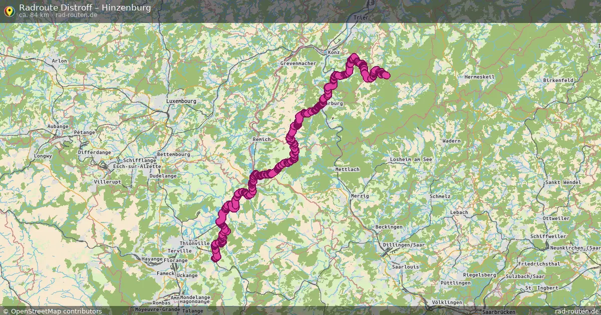 Radtour Distroff – Hinzenburg