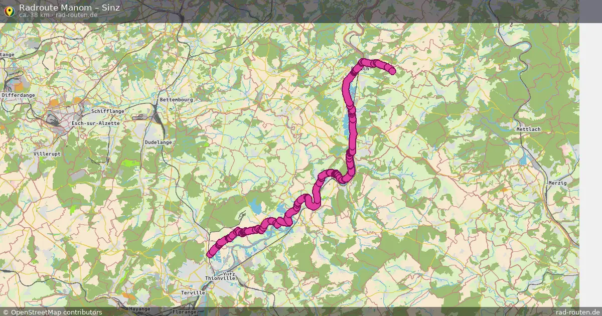 Radtour Manom – Sinz