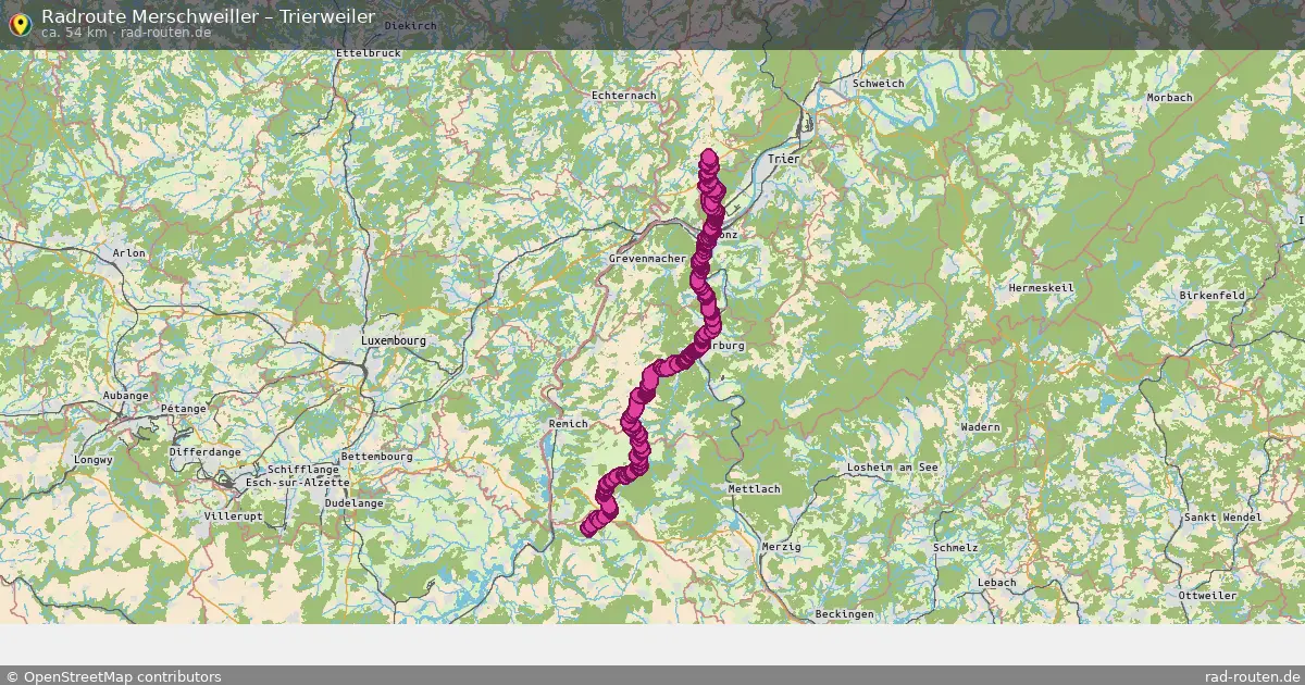 Radtour Merschweiller – Trierweiler