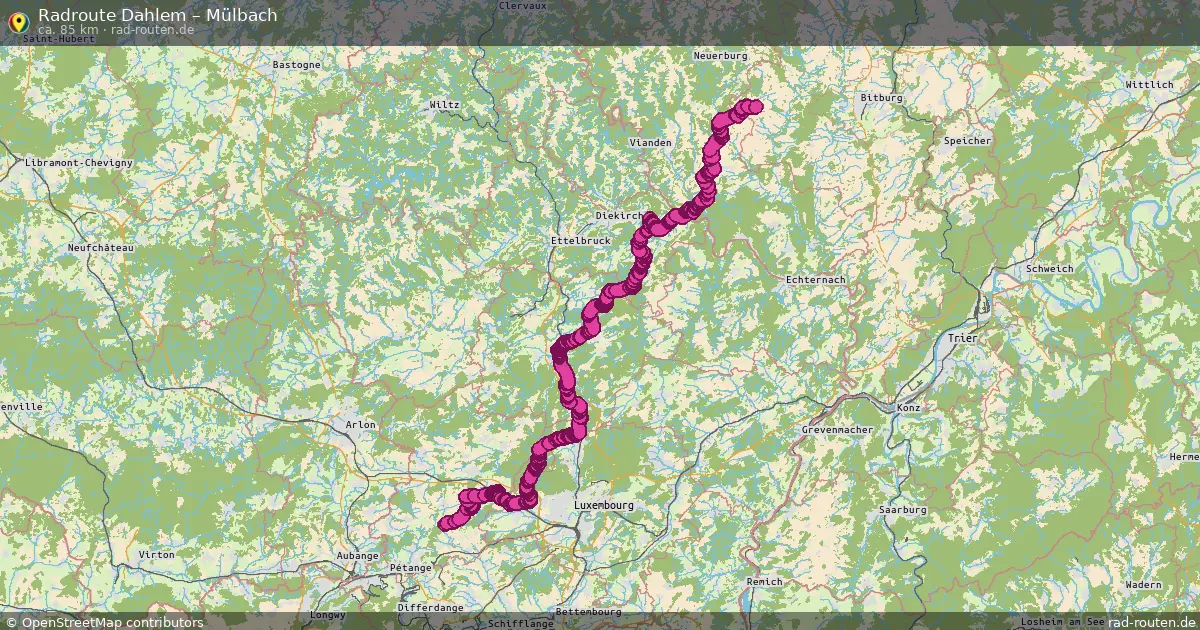 Radtour Dahlem – Mülbach