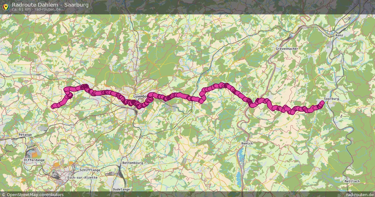 Radtour Dahlem – Saarburg