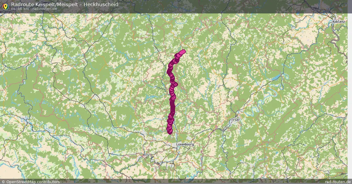 Radtour Keispelt Meispelt – Heckhuscheid