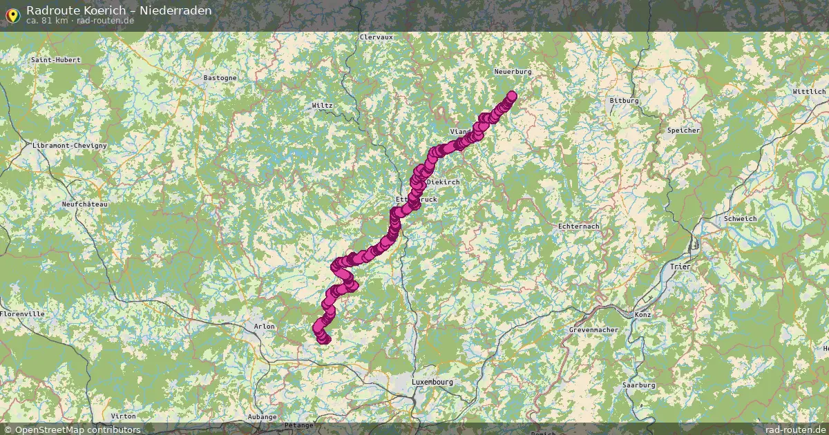 Radtour Koerich – Niederraden
