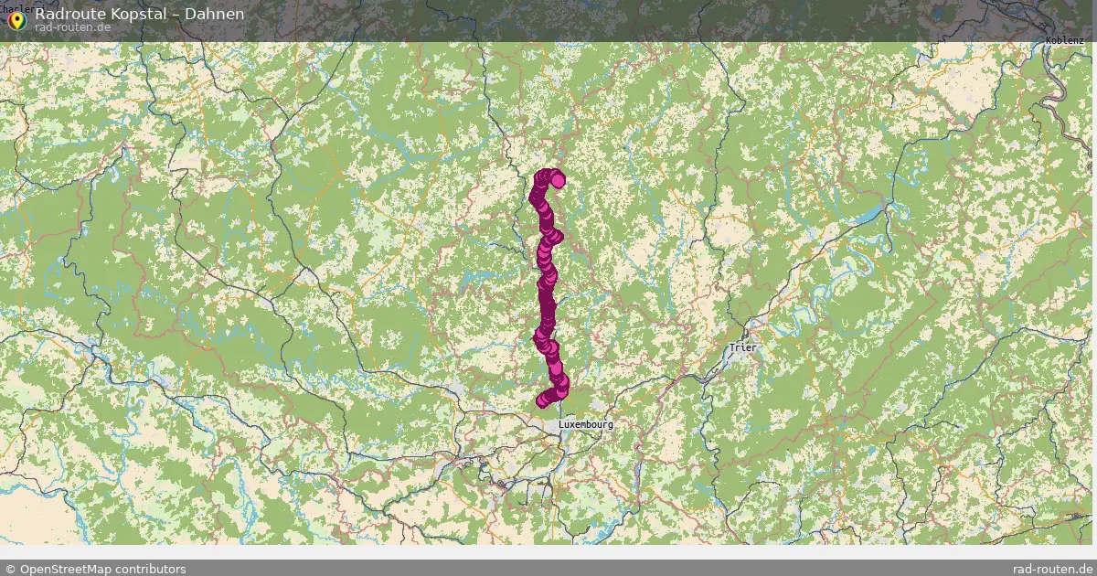 Fahrradroute Kopstal – Dahnen