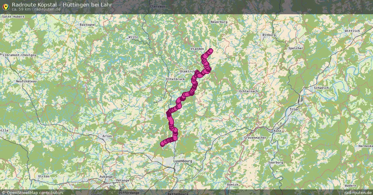 Radtour Kopstal – Hüttingen Bei Lahr