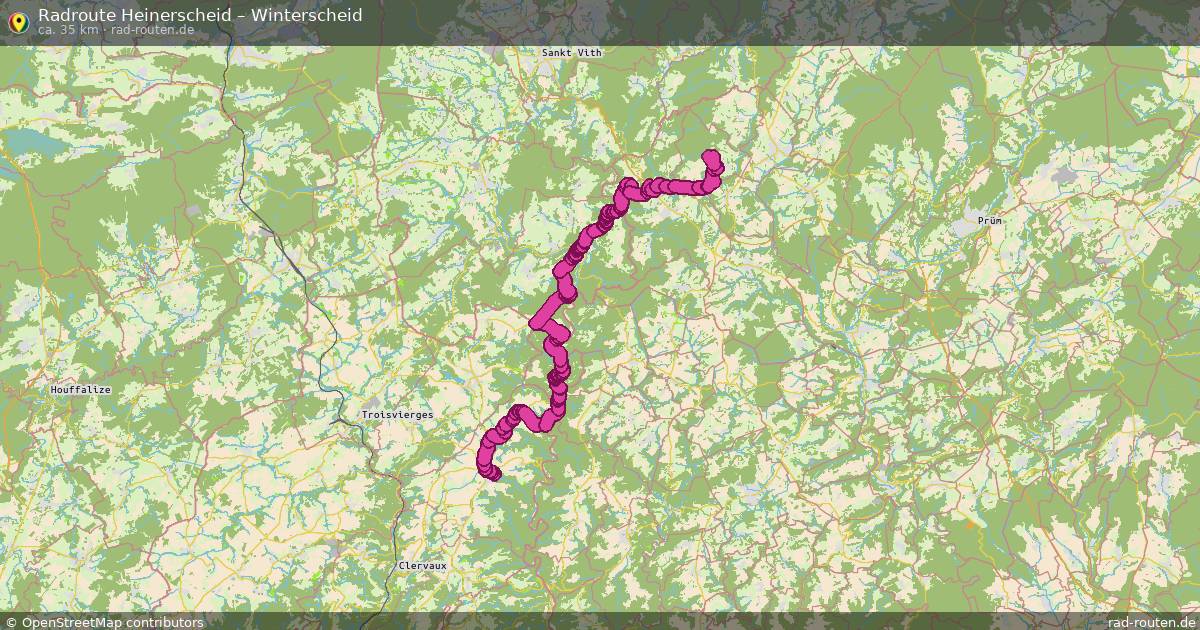 Fahrradroute Heinerscheid – Winterscheid