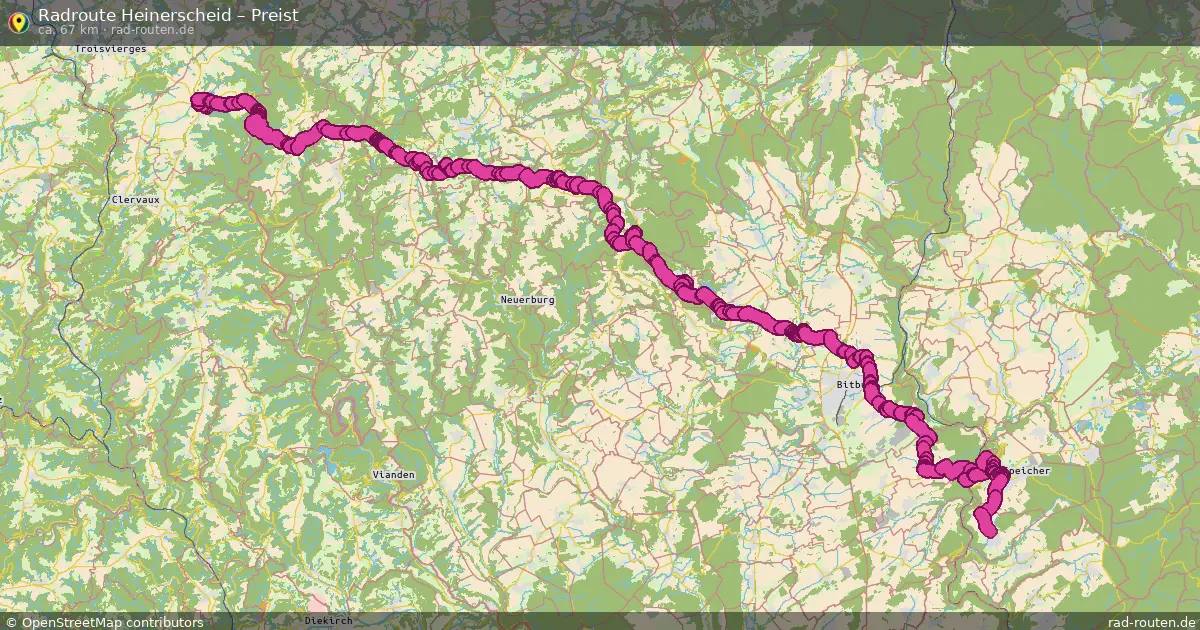 Radtour Heinerscheid – Preist