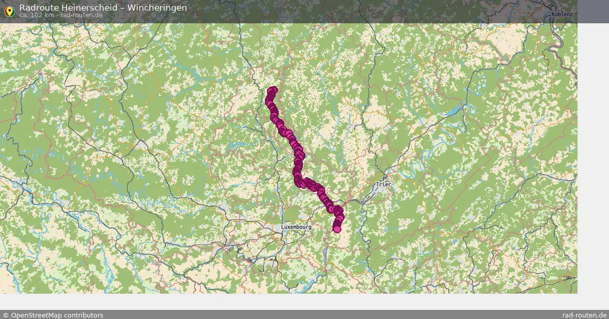 Radtour Heinerscheid – Wincheringen