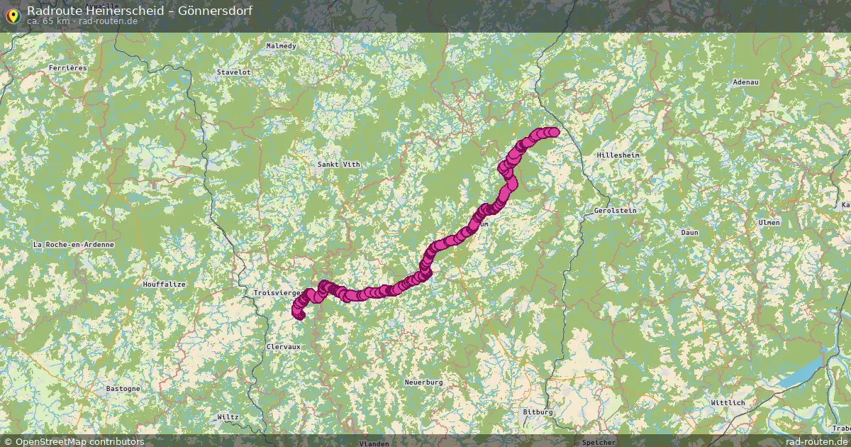 Radtour Heinerscheid – Gönnersdorf