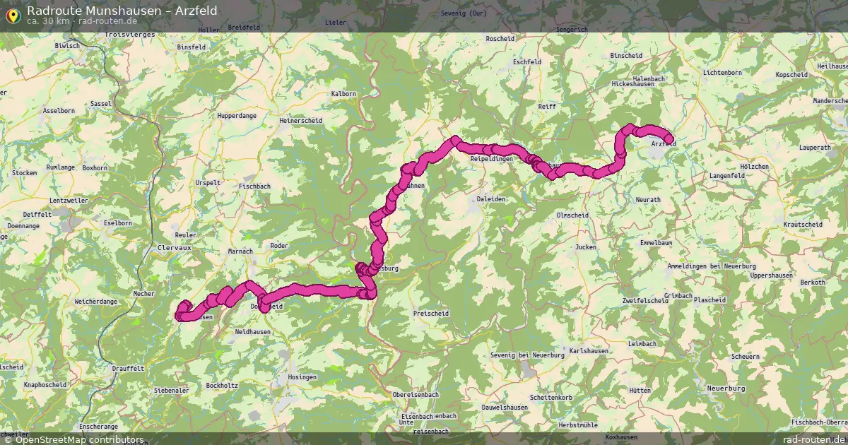 Radtour Munshausen – Arzfeld
