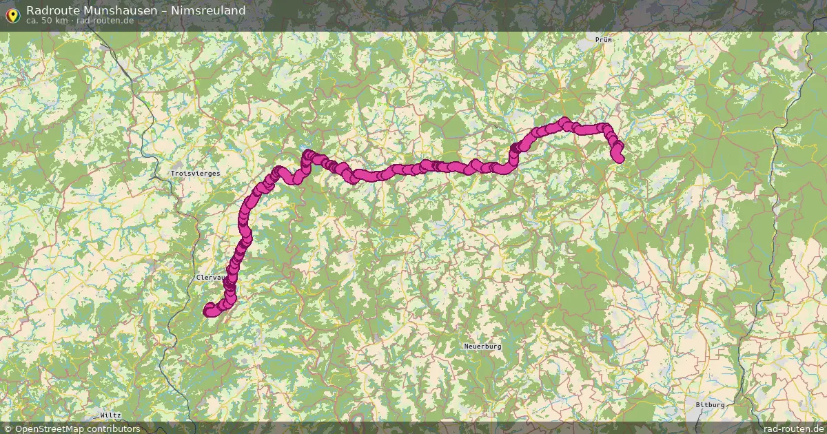Radtour Munshausen – Nimsreuland