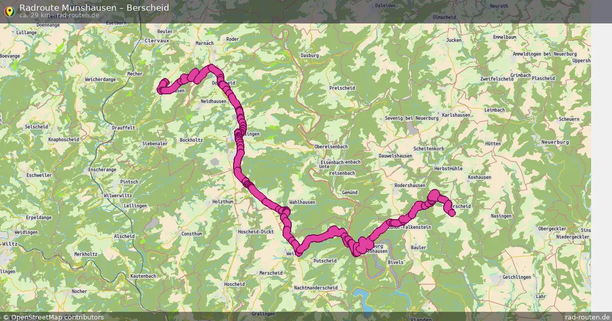 Radtour Munshausen – Berscheid