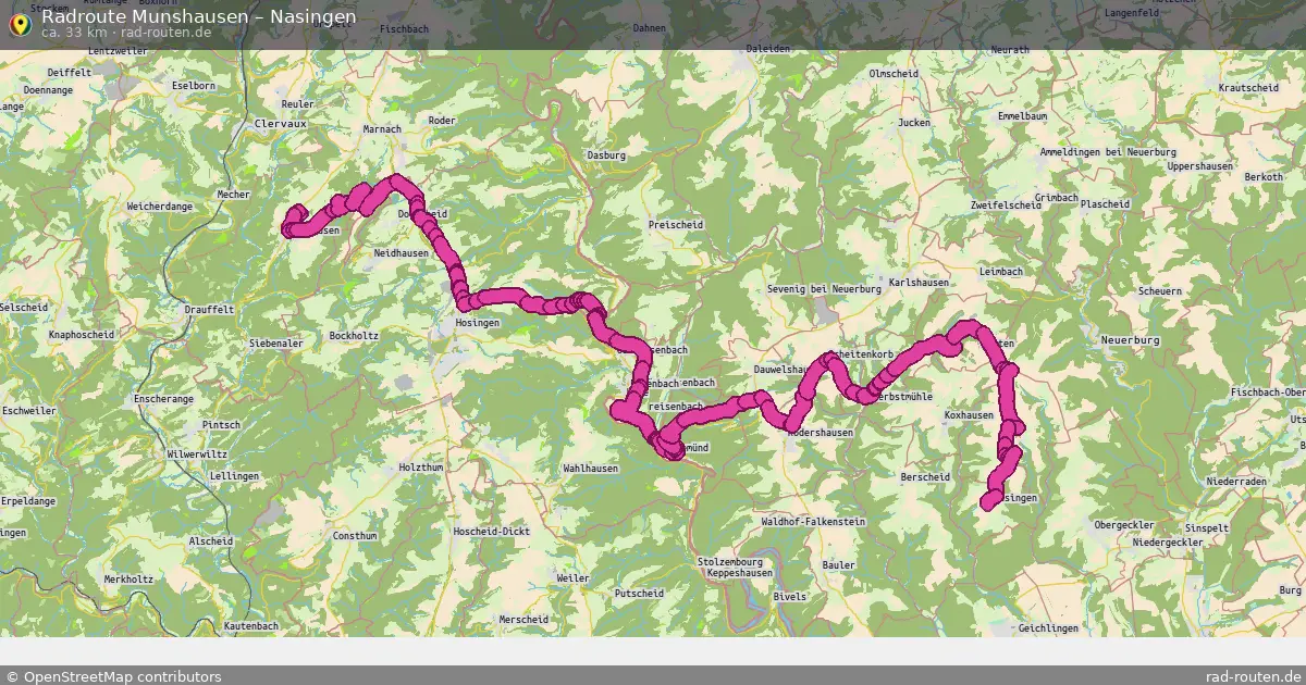 Radtour Munshausen – Nasingen