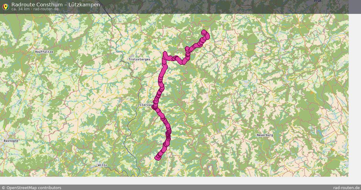 Fahrradroute Consthum – Lützkampen