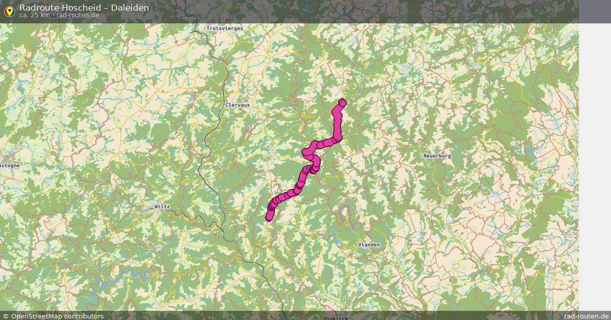 Fahrradroute Hoscheid – Daleiden
