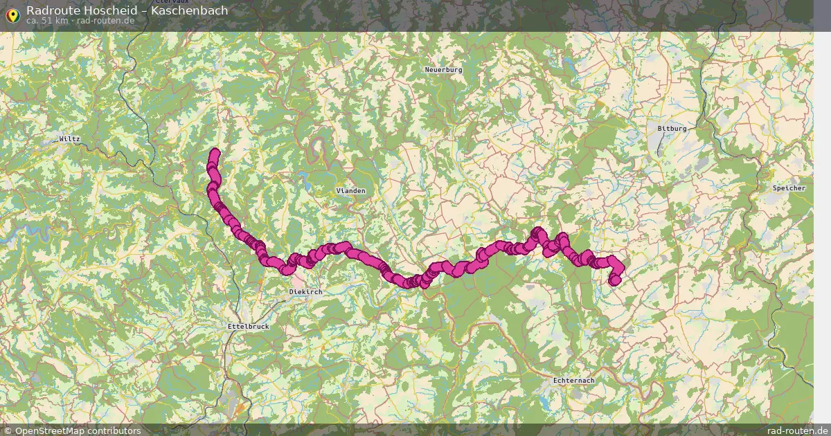 Radtour Hoscheid – Kaschenbach