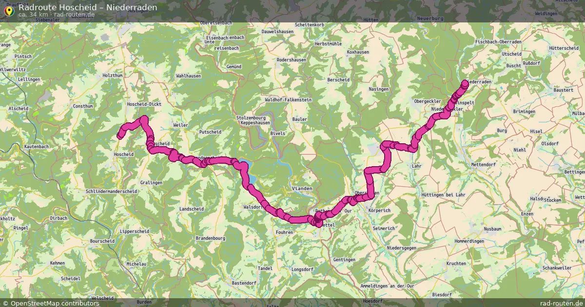 Radtour Hoscheid – Niederraden