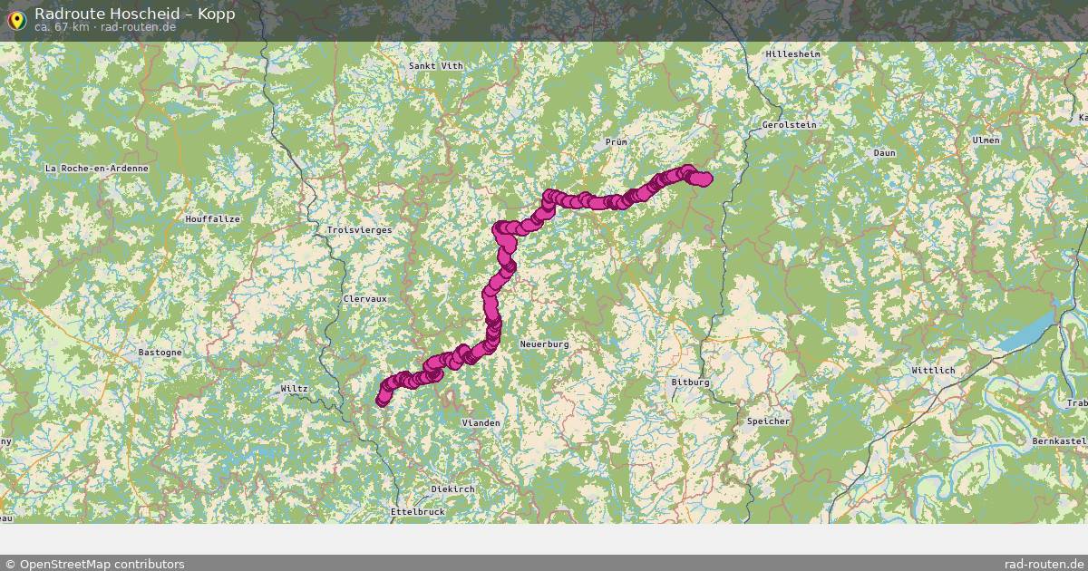 Fahrradroute Hoscheid – Kopp