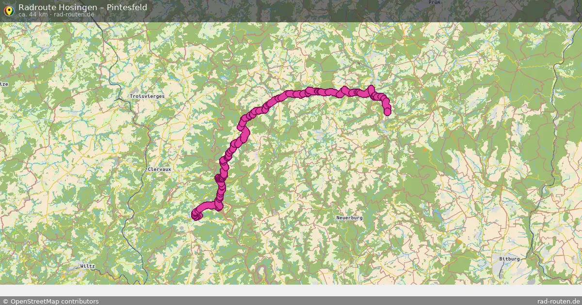 Radtour Hosingen – Pintesfeld