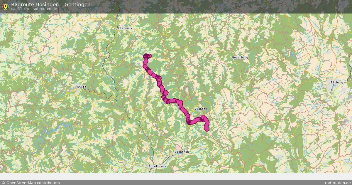 Radtour Hosingen – Gentingen