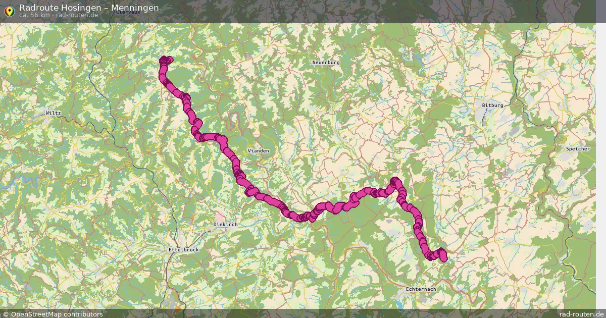 Radtour Hosingen – Menningen